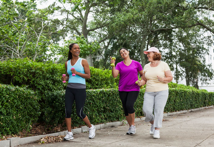 Women Jogging outdoors